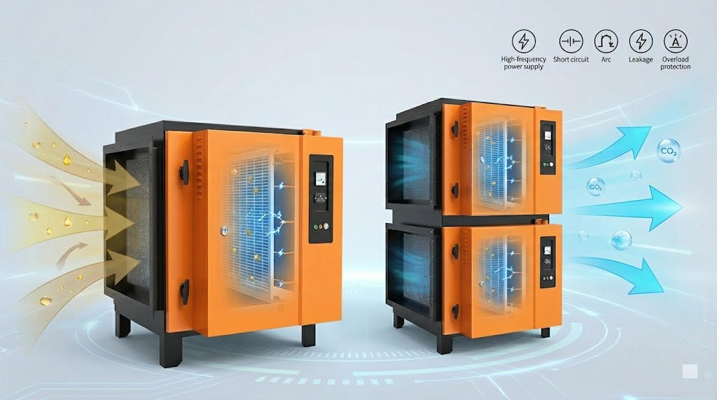 Commercial Electrostatic Precipitator for Kitchen Exhaust