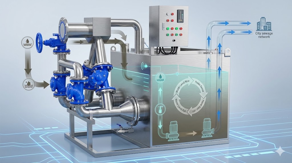 Commercial Sewage Lifting Station System
